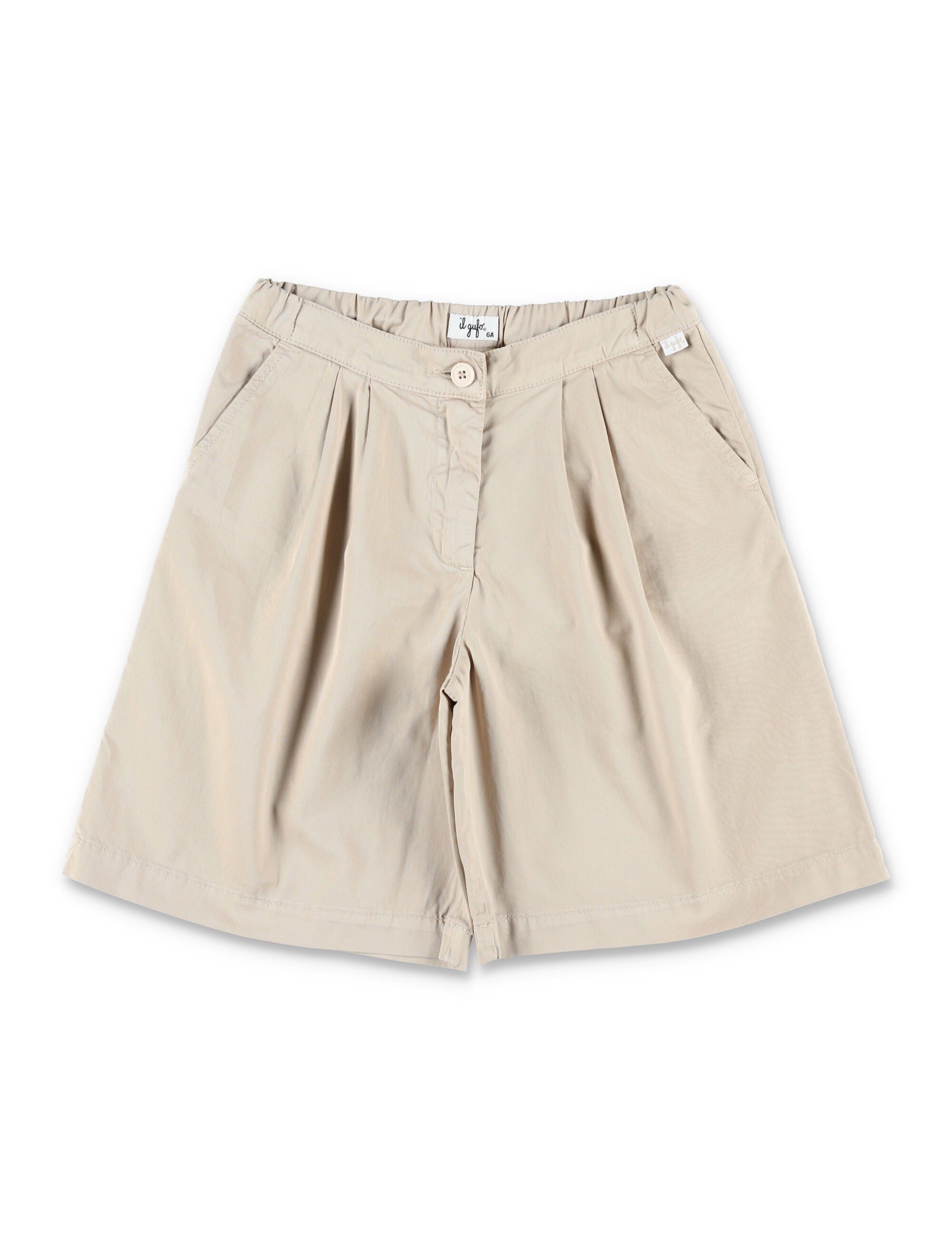 Il Gufo-OUTLET-SALE-Shorts BEIGE-ARCHIVIST