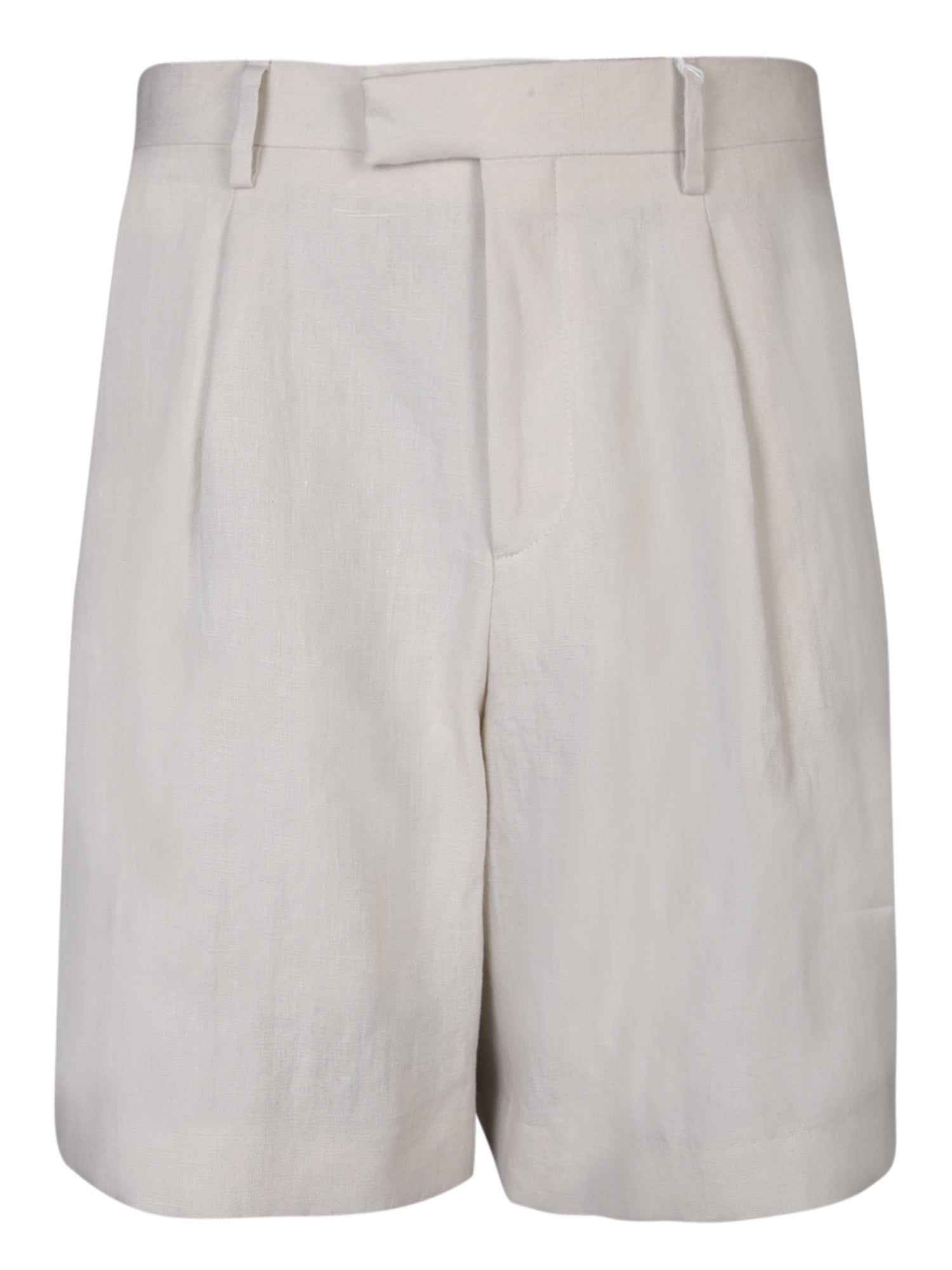 LARDINI-OUTLET-SALE-Shorts BEIGE-ARCHIVIST