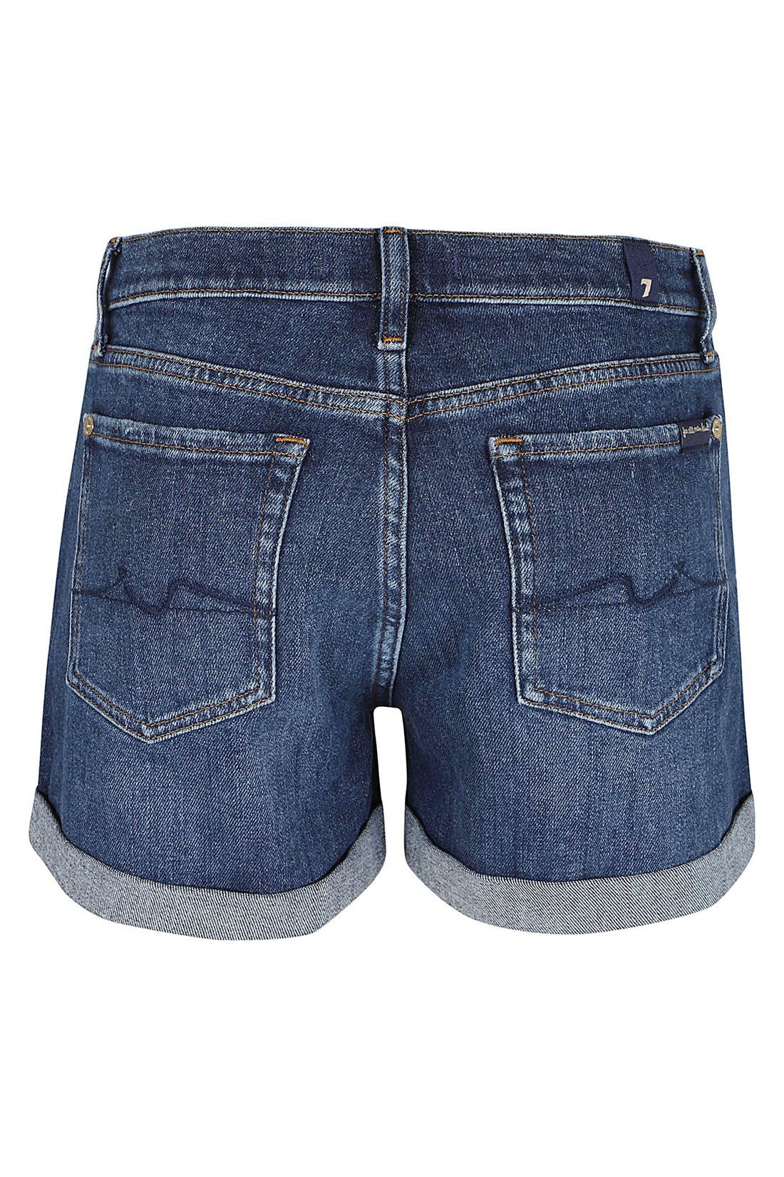 7 For All Mankind-OUTLET-SALE-Shorts BLAU-ARCHIVIST