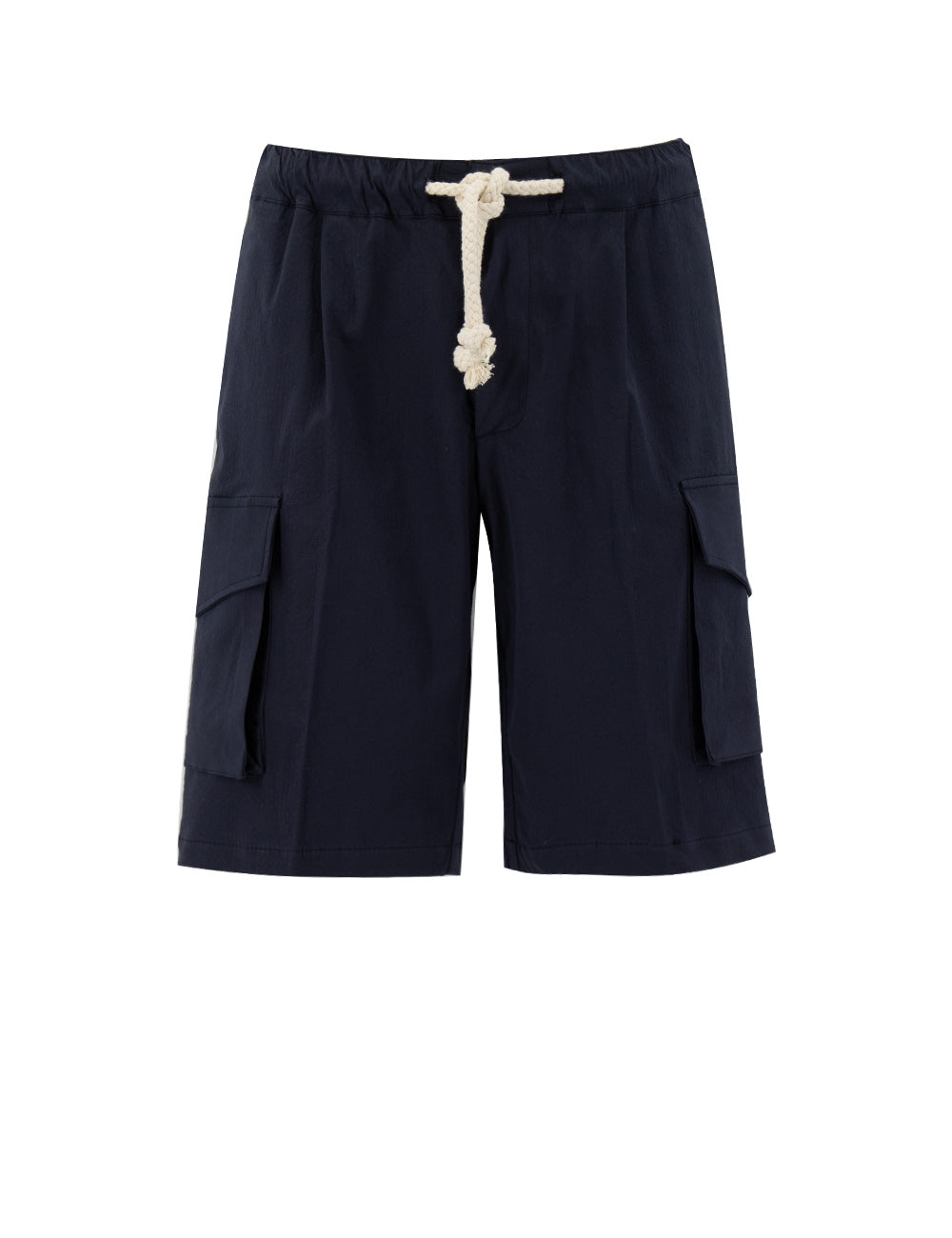 DOPPIAA-OUTLET-SALE-Shorts BLAU-ARCHIVIST