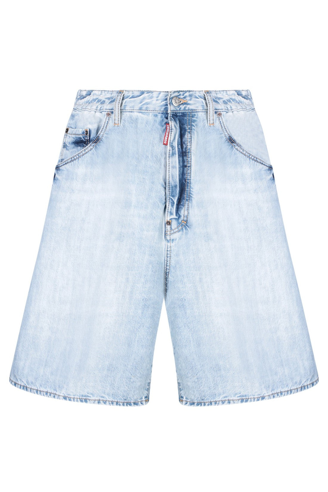 DSQUARED2-OUTLET-SALE-Shorts BLAU-ARCHIVIST