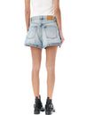 HAIKURE-OUTLET-SALE-Shorts BLAU-ARCHIVIST