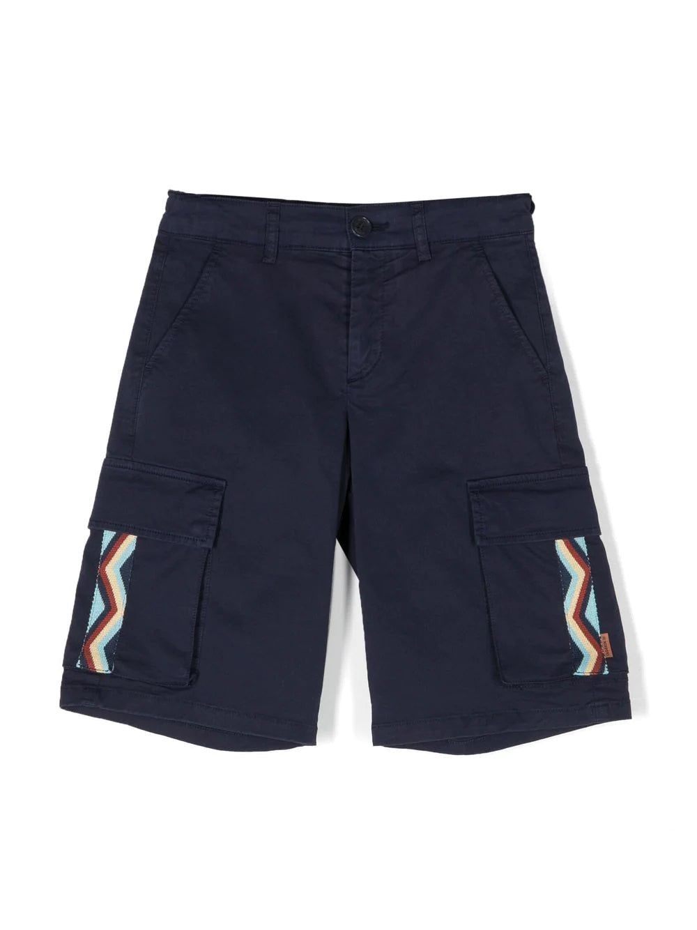 Missoni-OUTLET-SALE-Shorts BLAU-ARCHIVIST