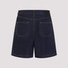 OFF-WHITE-OUTLET-SALE-Shorts BLAU-ARCHIVIST