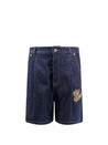 OFF-WHITE-OUTLET-SALE-Shorts BLAU-ARCHIVIST