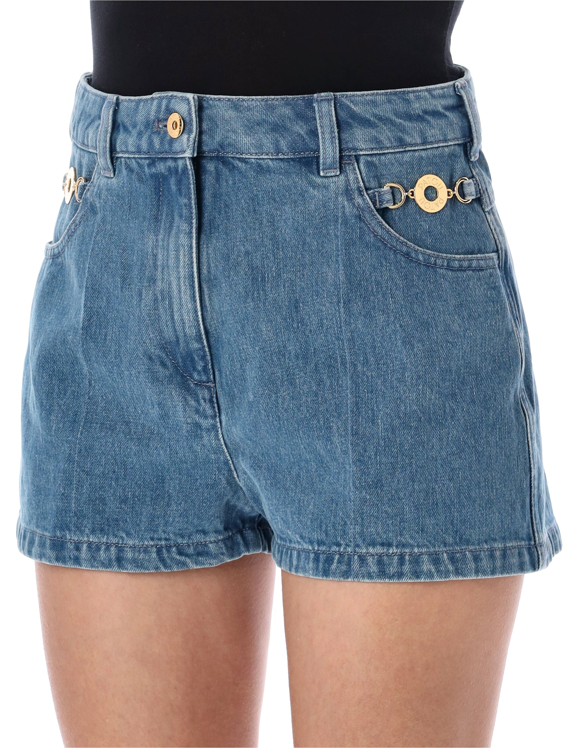 PATOU-OUTLET-SALE-Shorts BLAU-ARCHIVIST