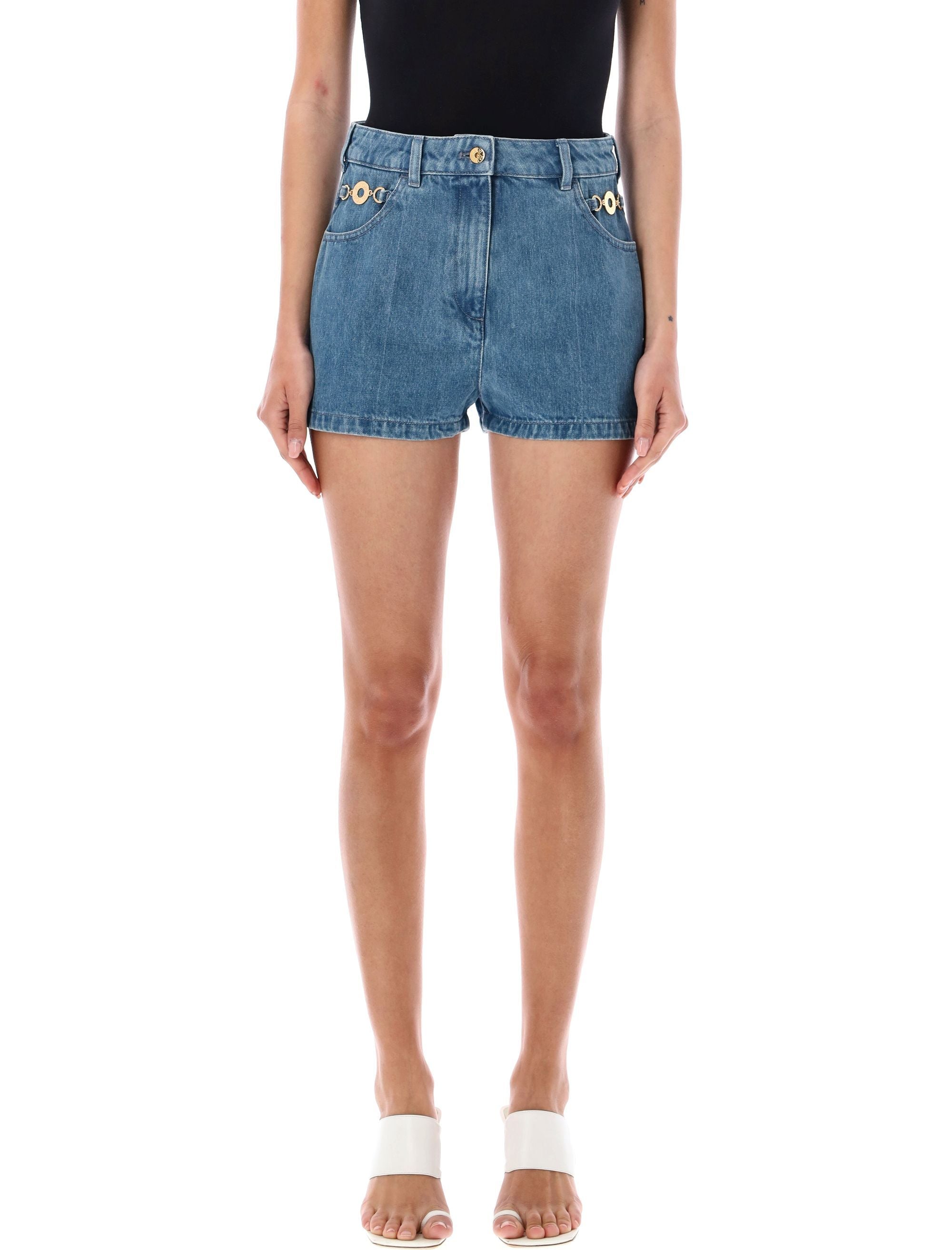 PATOU-OUTLET-SALE-Shorts BLAU-ARCHIVIST