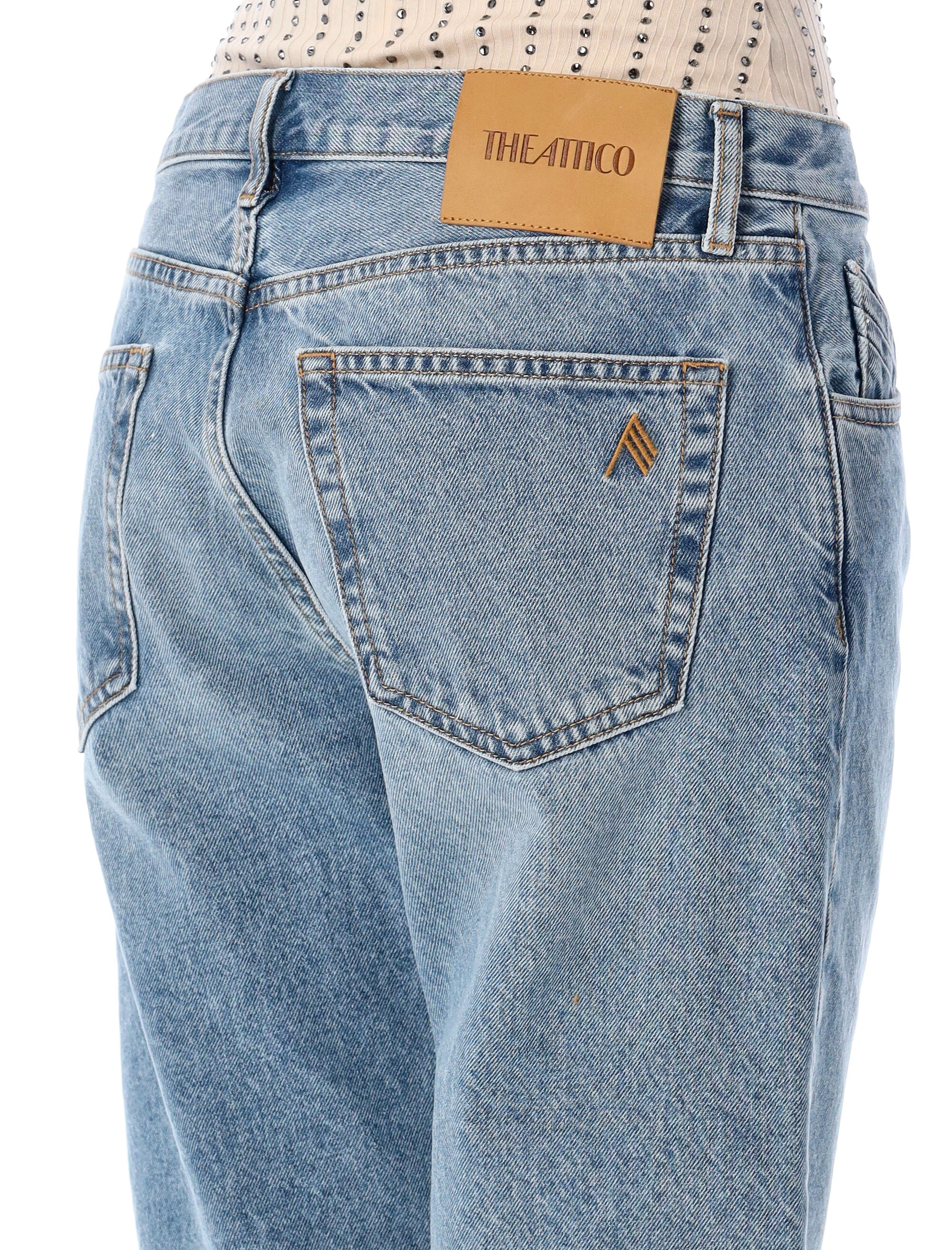 The Attico-OUTLET-SALE-Shorts BLAU-ARCHIVIST