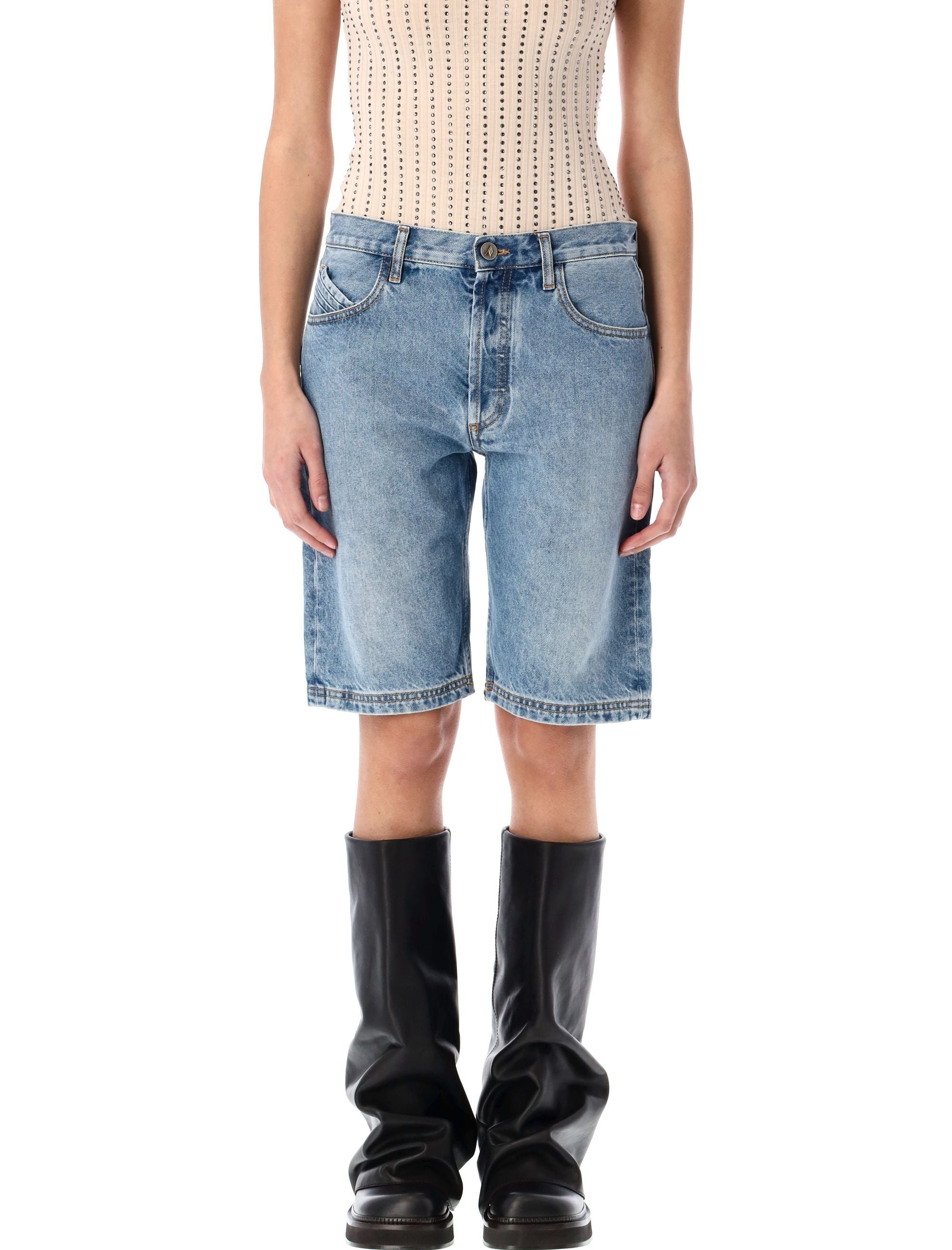 The Attico-OUTLET-SALE-Shorts BLAU-ARCHIVIST