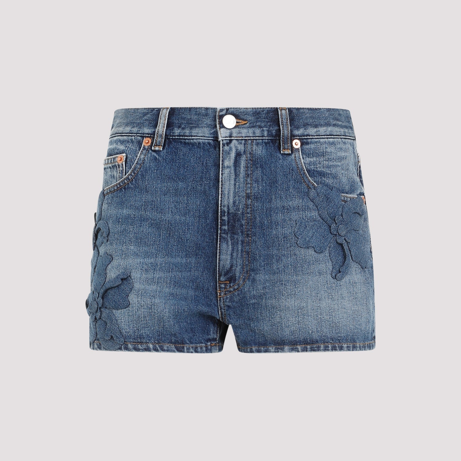 VALENTINO-OUTLET-SALE-Shorts BLAU-ARCHIVIST