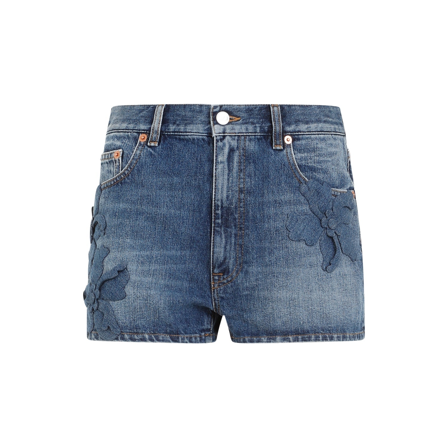 VALENTINO-OUTLET-SALE-Shorts BLAU-ARCHIVIST