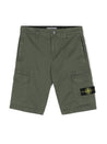 STONE ISLAND KIDS-OUTLET-SALE-Shorts GRÜN-ARCHIVIST