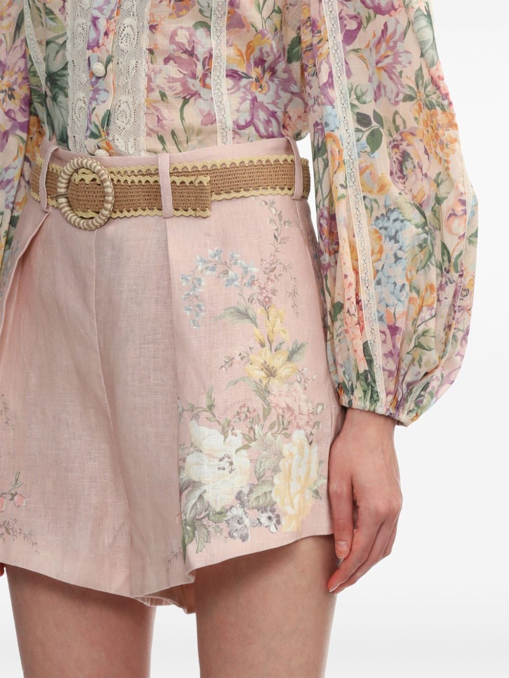 Zimmermann-OUTLET-SALE-Shorts ROSA-ARCHIVIST