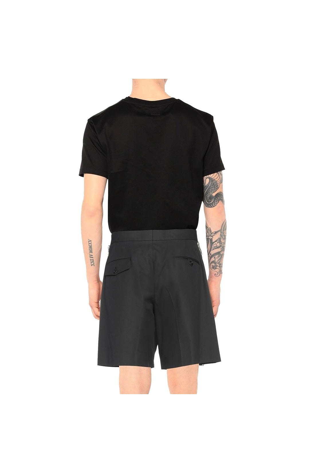 ALEXANDER MCQUEEN-OUTLET-SALE-Shorts SCHWARZ-ARCHIVIST