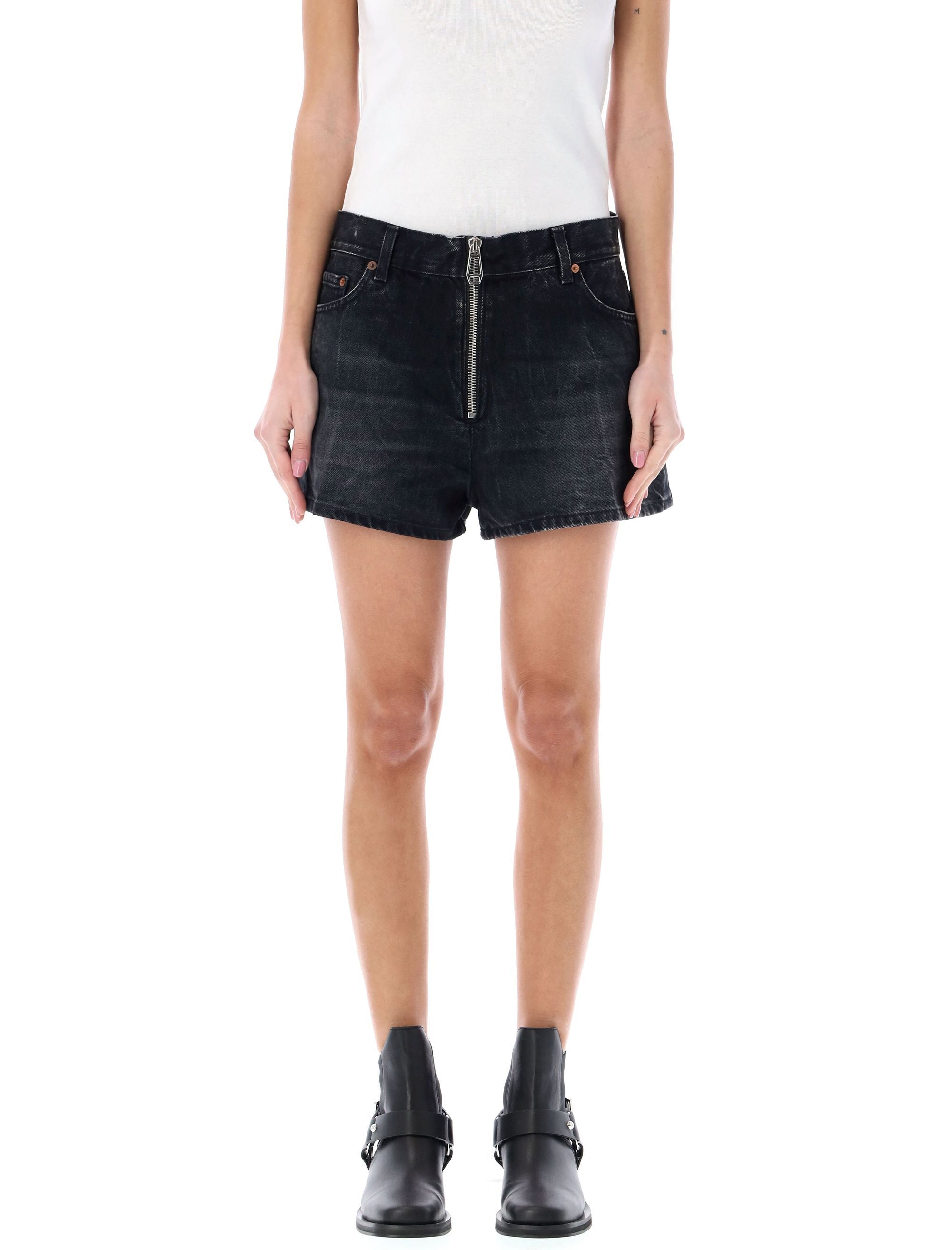 HAIKURE-OUTLET-SALE-Shorts SCHWARZ-ARCHIVIST