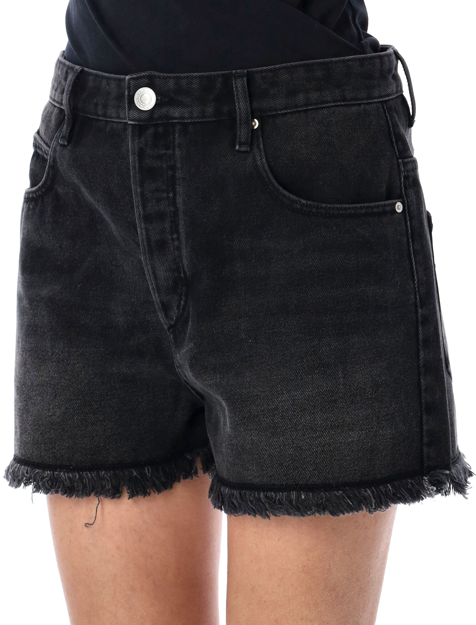 Marant Étoile-OUTLET-SALE-Shorts SCHWARZ-ARCHIVIST