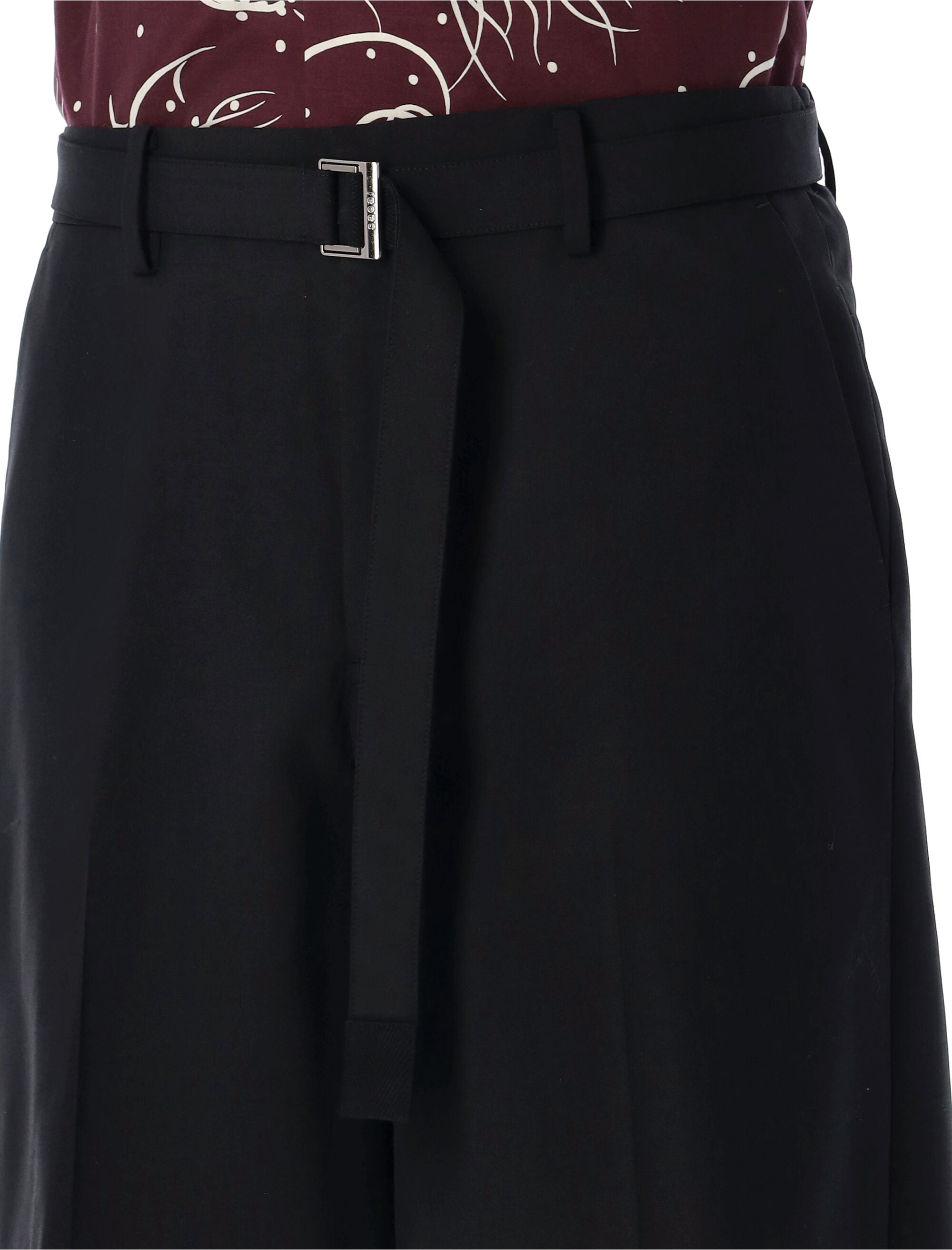 Sacai-OUTLET-SALE-Shorts SCHWARZ-ARCHIVIST