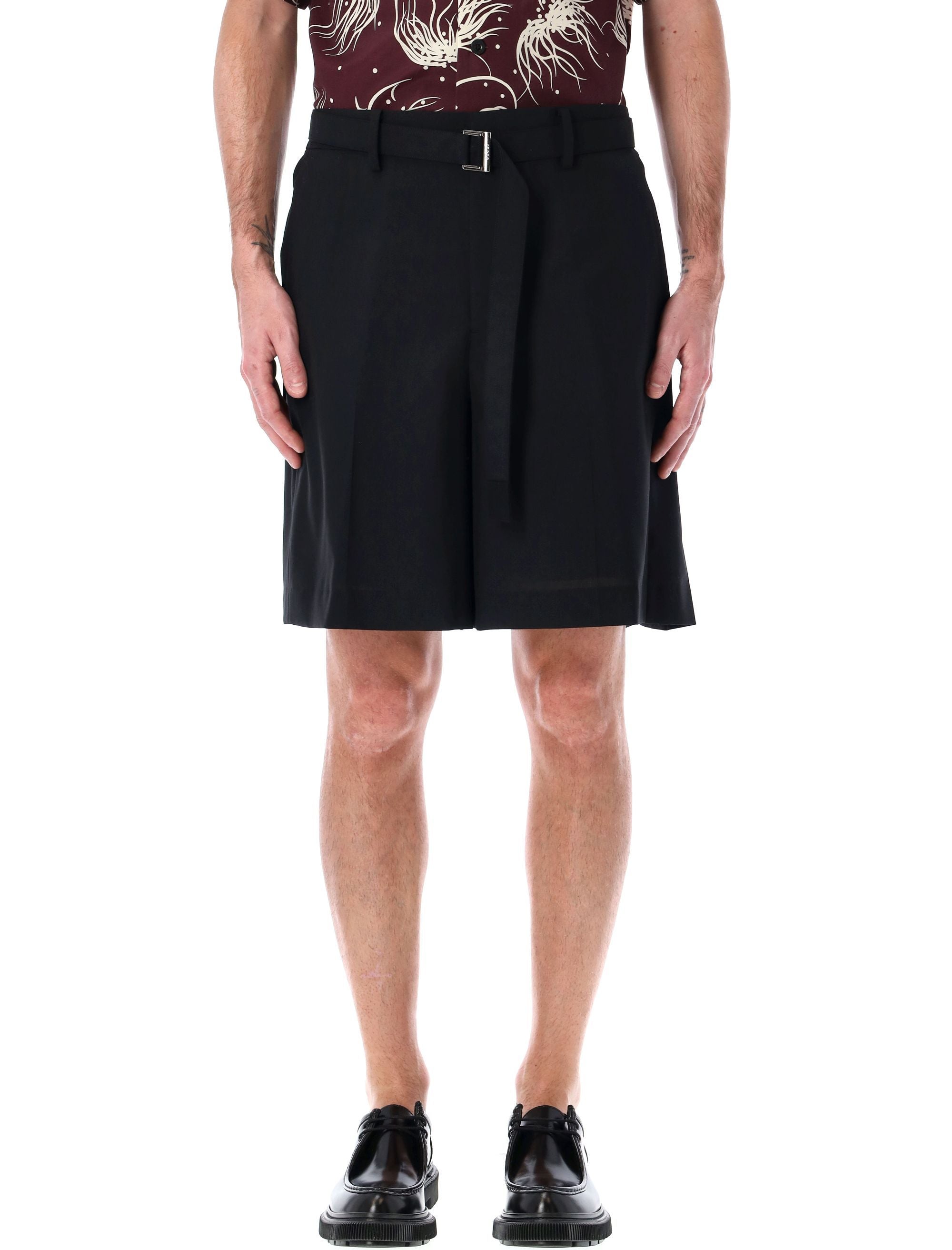 Sacai-OUTLET-SALE-Shorts SCHWARZ-ARCHIVIST