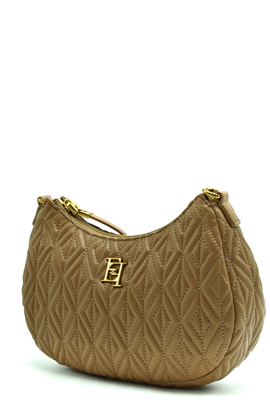 Elisabetta Franchi-OUTLET-SALE-Shoulder Bag BEIGE-ARCHIVIST