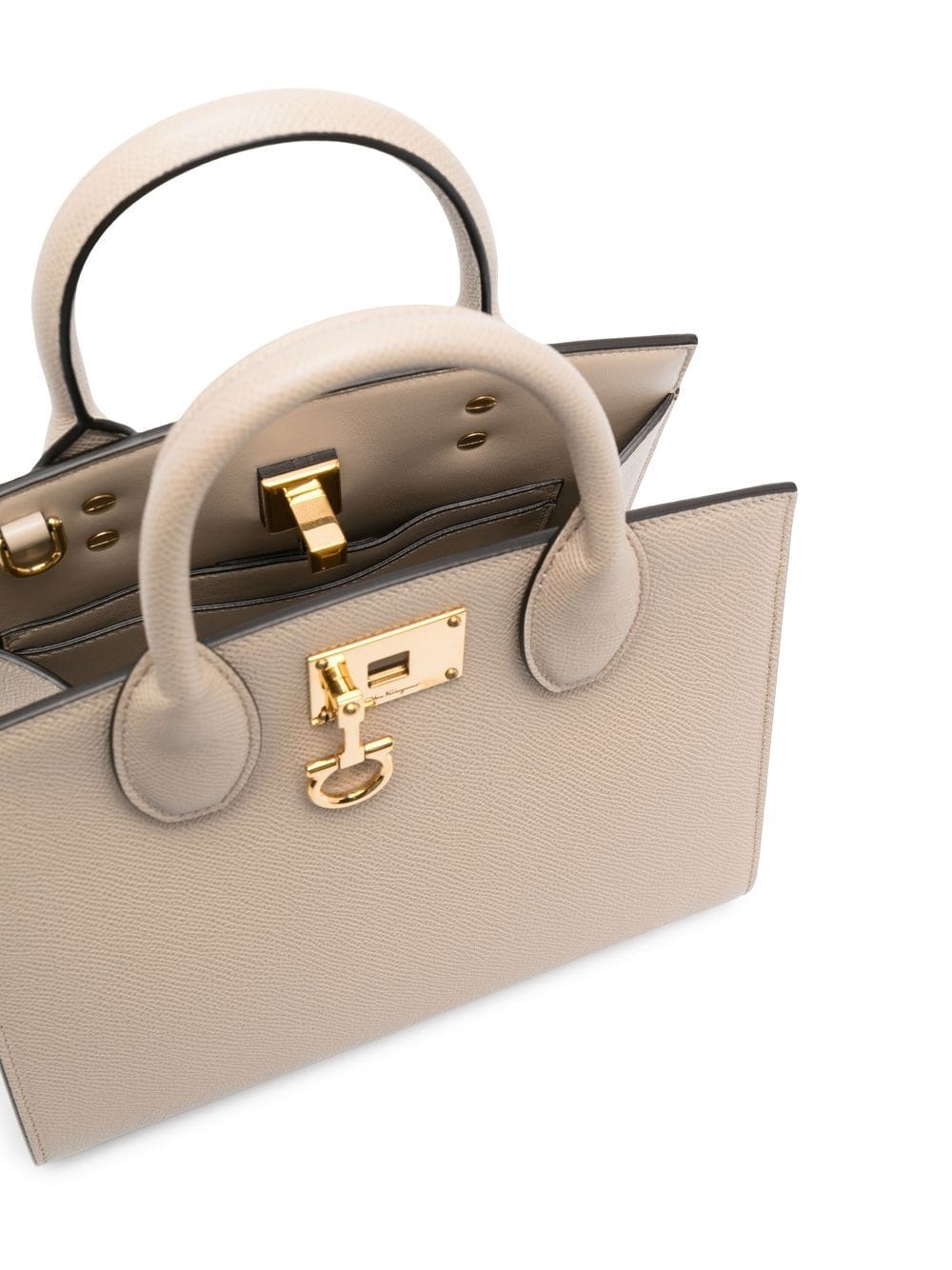 Ferragamo-OUTLET-SALE-Shoulder Bag BEIGE-ARCHIVIST