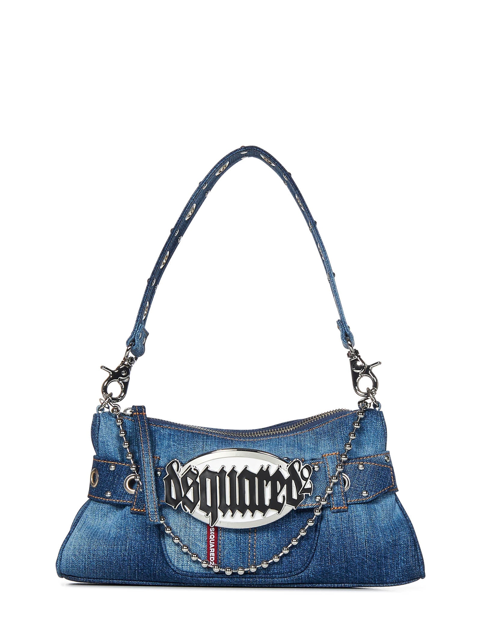 DSQUARED2-OUTLET-SALE-Shoulder Bag BLAU-ARCHIVIST