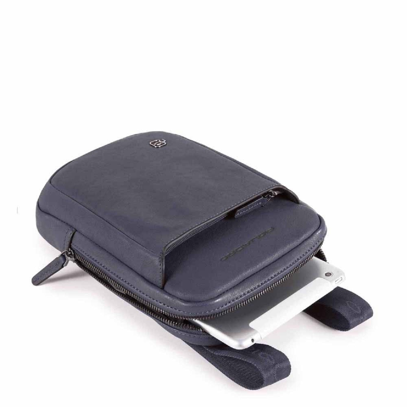 PIQUADRO-OUTLET-SALE-Shoulder Bag BLAU-ARCHIVIST