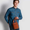 PIQUADRO-OUTLET-SALE-Shoulder Bag BRAUN-ARCHIVIST