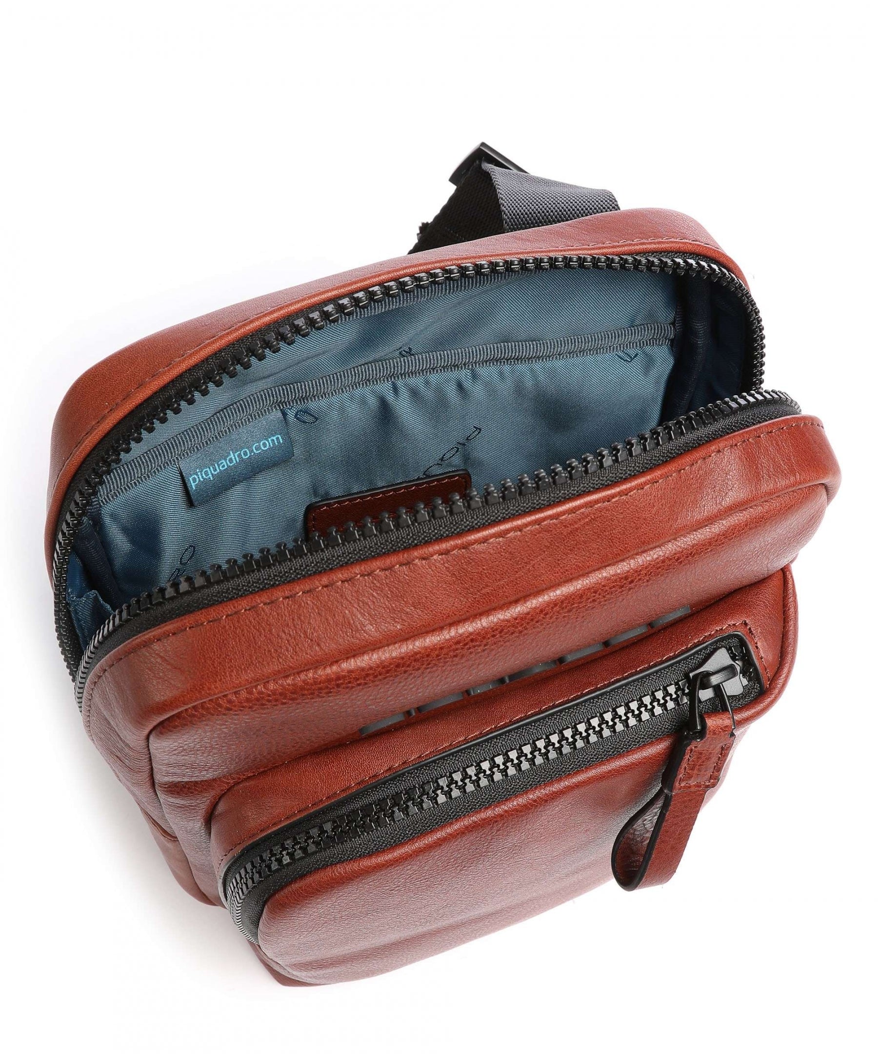 PIQUADRO-OUTLET-SALE-Shoulder Bag BRAUN-ARCHIVIST