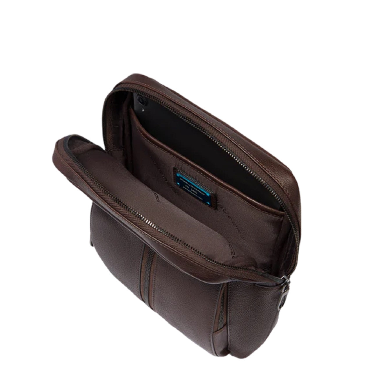 PIQUADRO-OUTLET-SALE-Shoulder Bag BRAUN-ARCHIVIST