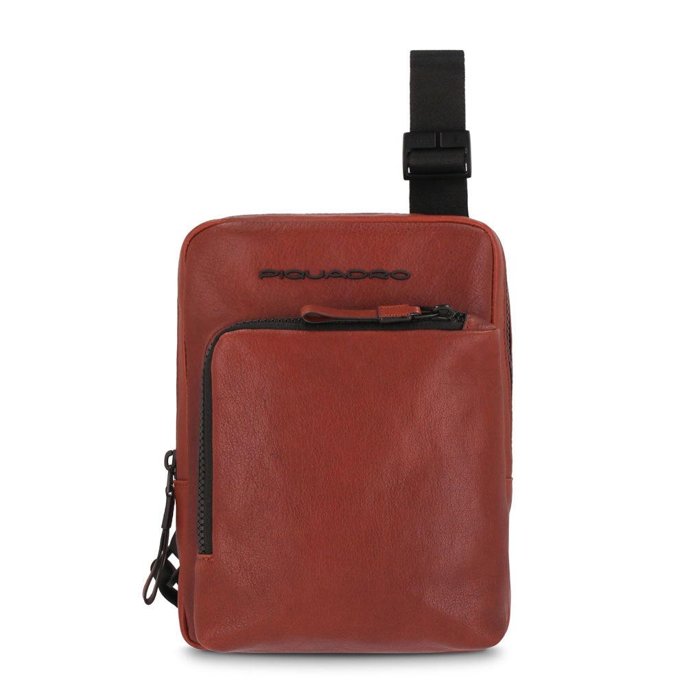 PIQUADRO-OUTLET-SALE-Shoulder Bag BRAUN-ARCHIVIST