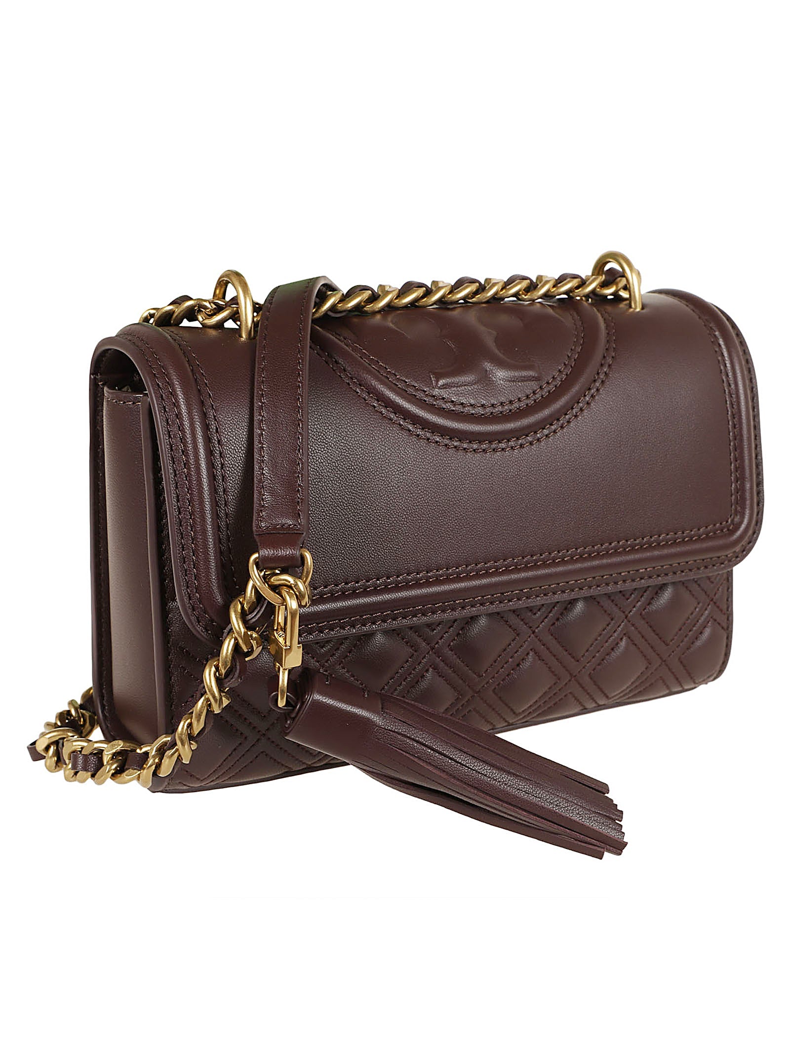 TORY BURCH-OUTLET-SALE-Shoulder Bag BRAUN-ARCHIVIST