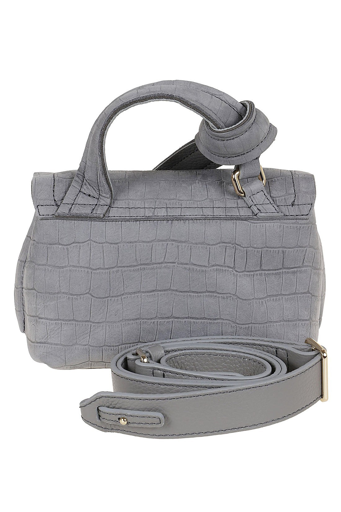 ZANELLATO-OUTLET-SALE-Shoulder Bag GRAU-ARCHIVIST