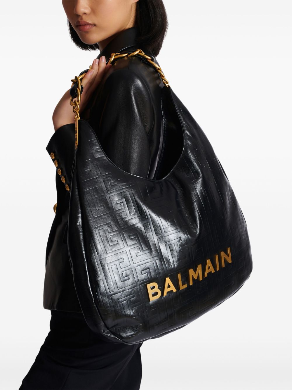 Balmain-OUTLET-SALE-Shoulder Bag SCHWARZ-ARCHIVIST