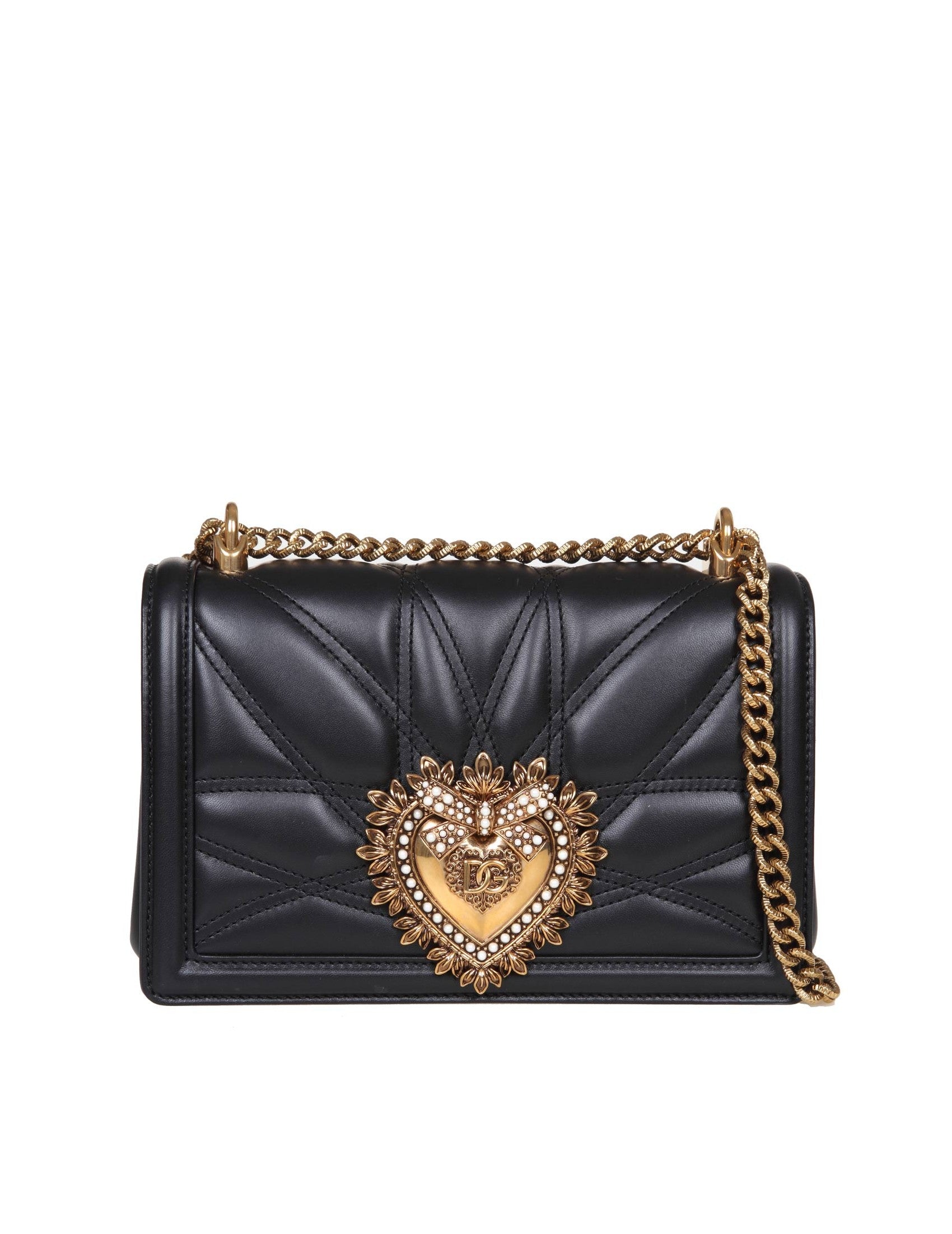 Dolce & Gabbana-OUTLET-SALE-Shoulder Bag SCHWARZ-ARCHIVIST