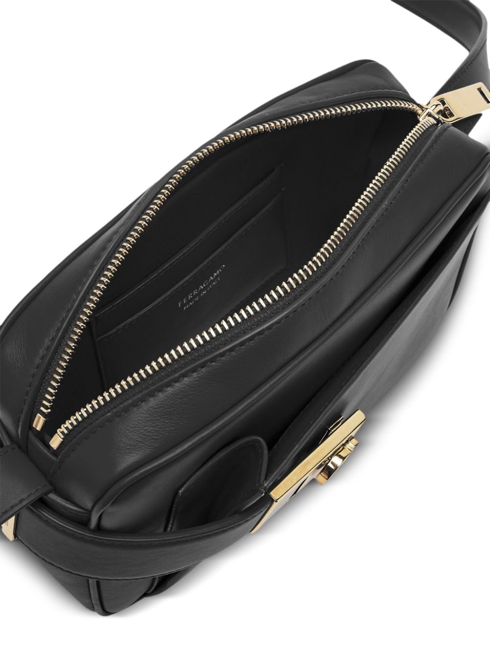 Ferragamo-OUTLET-SALE-Shoulder Bag SCHWARZ-ARCHIVIST