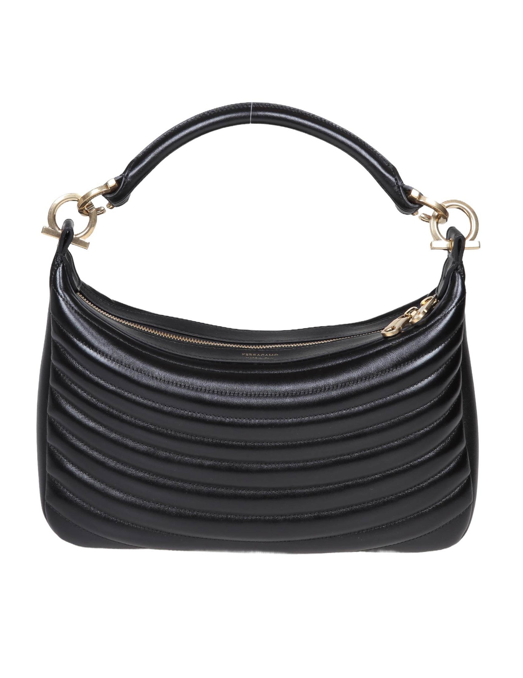 Salvatore Ferragamo-OUTLET-SALE-Shoulder Bag SCHWARZ-ARCHIVIST