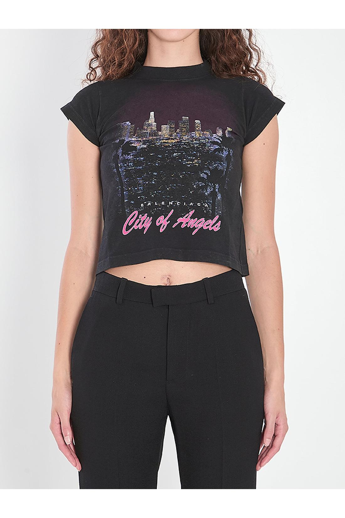 Balenciaga-OUTLET-SALE-Shrunk City of Angels T-Shirt-ARCHIVIST