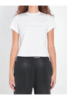 Alexander Wang-OUTLET-SALE-Shrunken Logo T-Shirt-ARCHIVIST