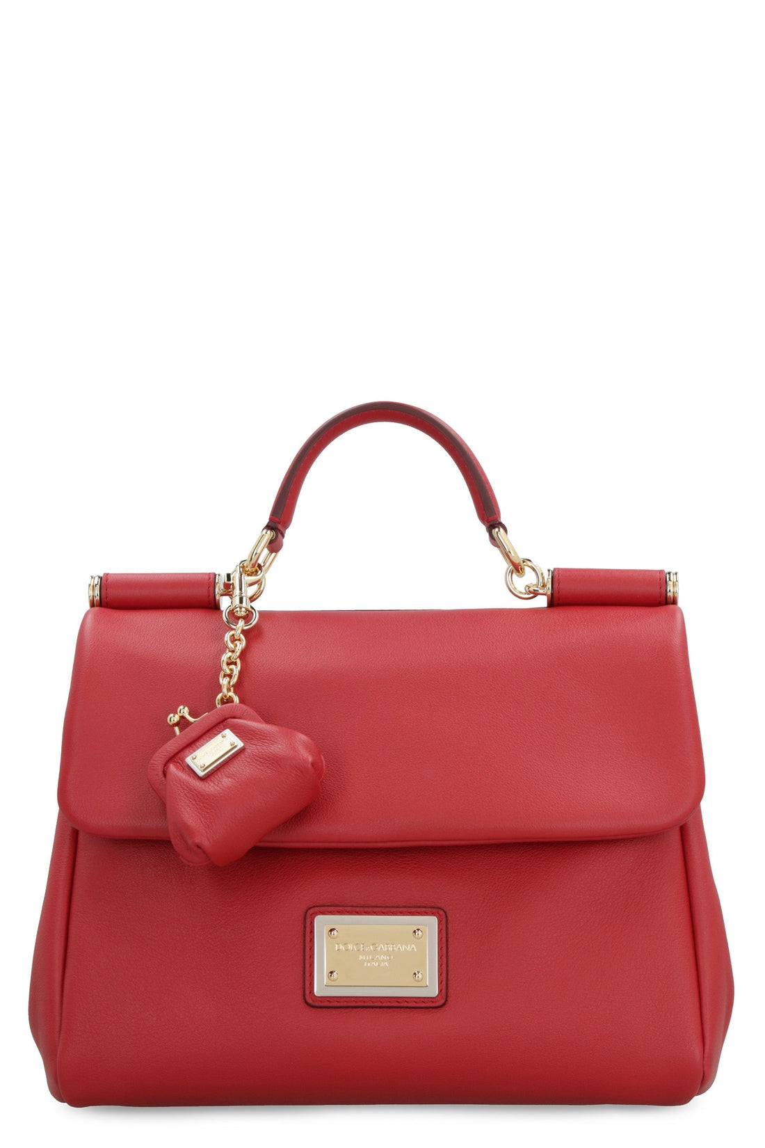 Dolce & Gabbana-OUTLET-SALE-Sicily Soft leather handbag-ARCHIVIST