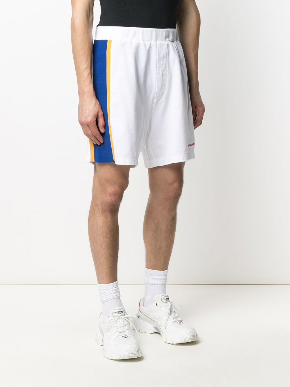 Dsquared2-OUTLET-SALE-Side Stripe Logo Shorts-ARCHIVIST