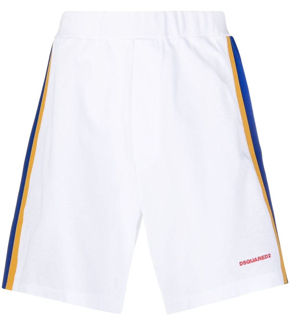 Dsquared2-OUTLET-SALE-Side Stripe Logo Shorts-ARCHIVIST