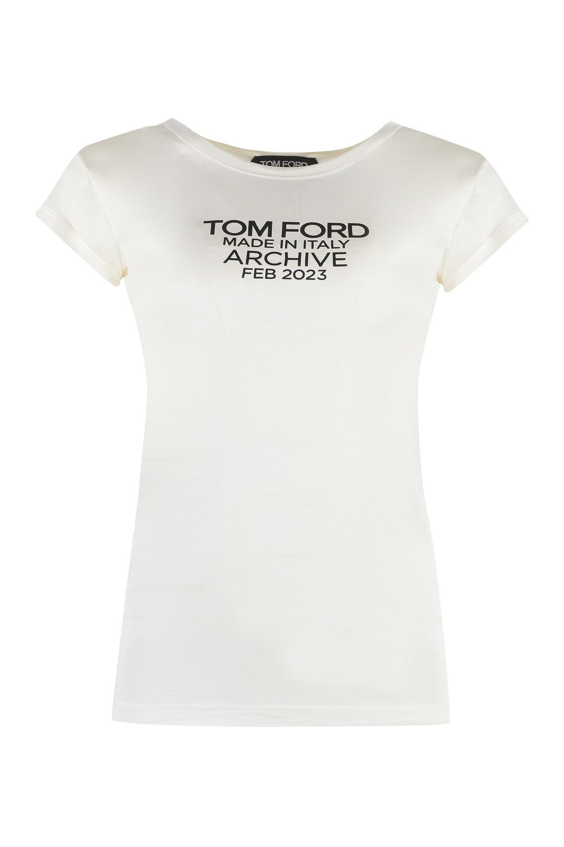 Tom Ford-OUTLET-SALE-Silk T-shirt-ARCHIVIST