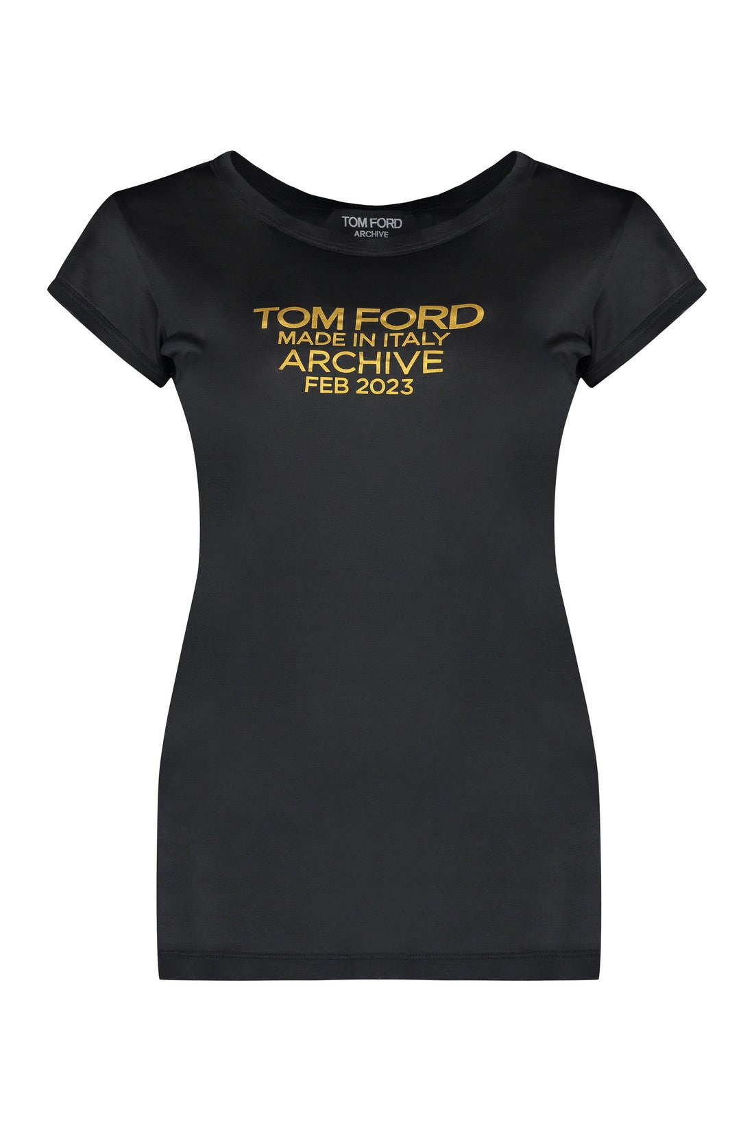 Tom Ford-OUTLET-SALE-Silk T-shirt-ARCHIVIST