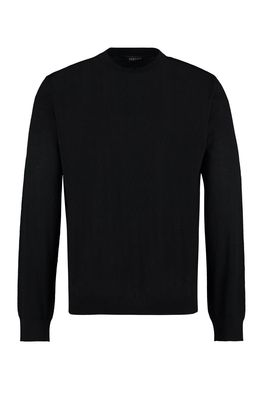 Versace-OUTLET-SALE-Silk and cotton blend sweater-ARCHIVIST