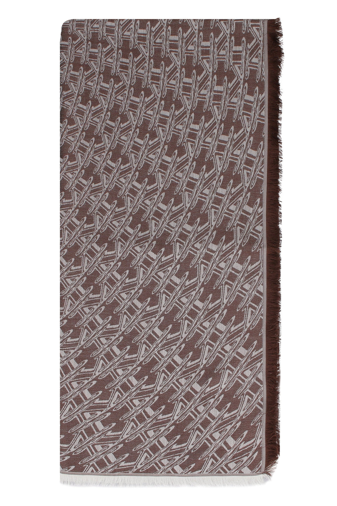 Max Mara-OUTLET-SALE-Silk and wool jacquard shawl-ARCHIVIST