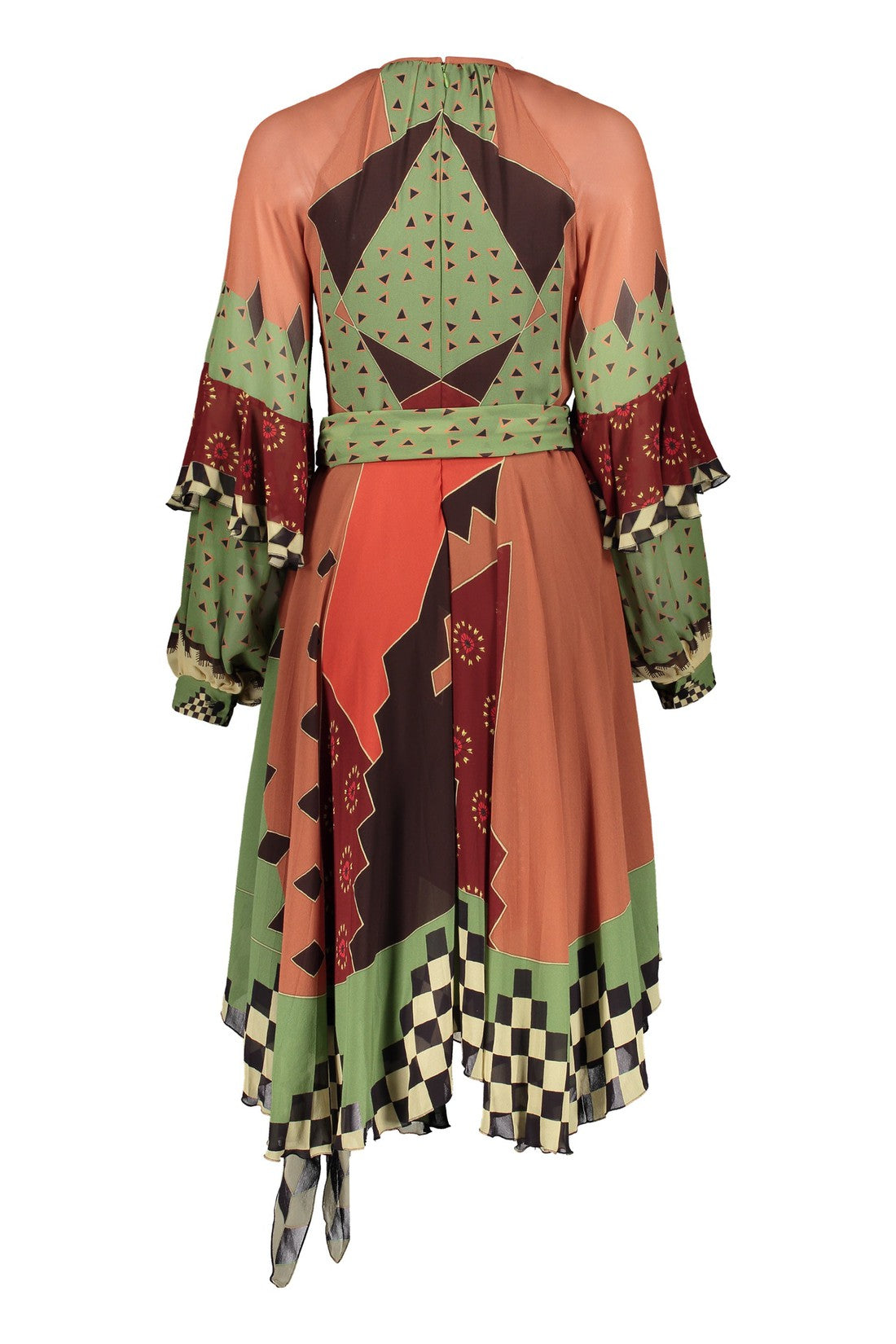 Etro-OUTLET-SALE-Silk asymmetric dress-ARCHIVIST