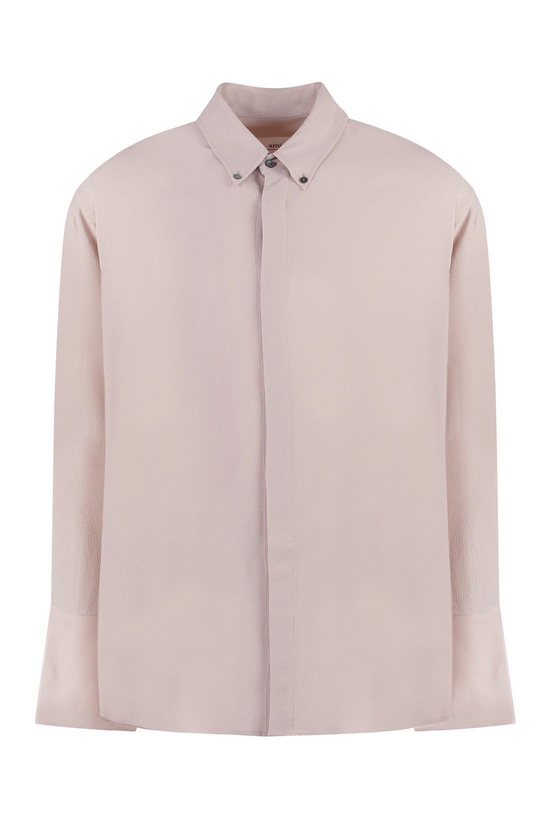 AMI PARIS-OUTLET-SALE-Silk blend shirt-ARCHIVIST