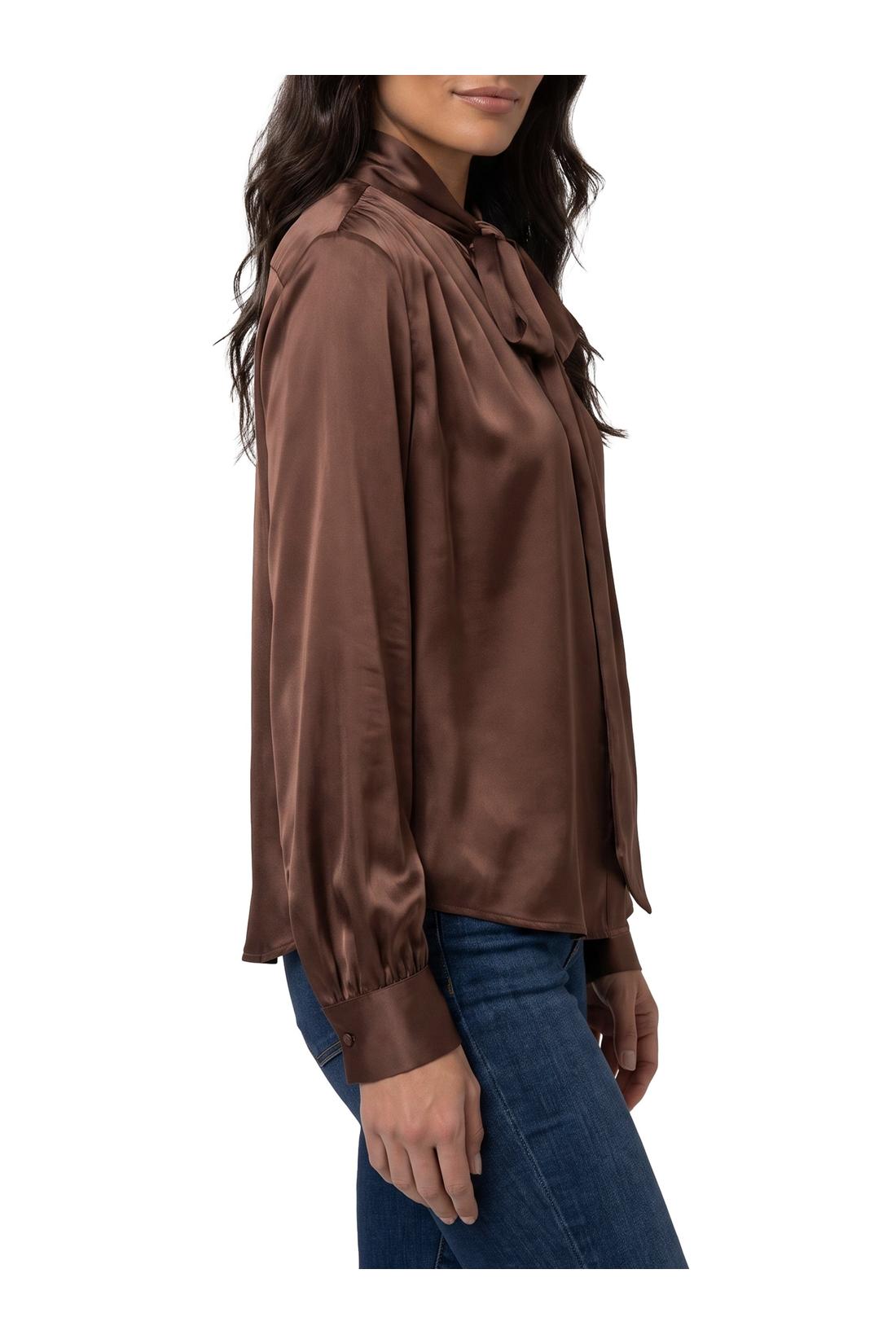 Federica Tosi-OUTLET-SALE-Silk-blouse blouse with bow-ARCHIVIST