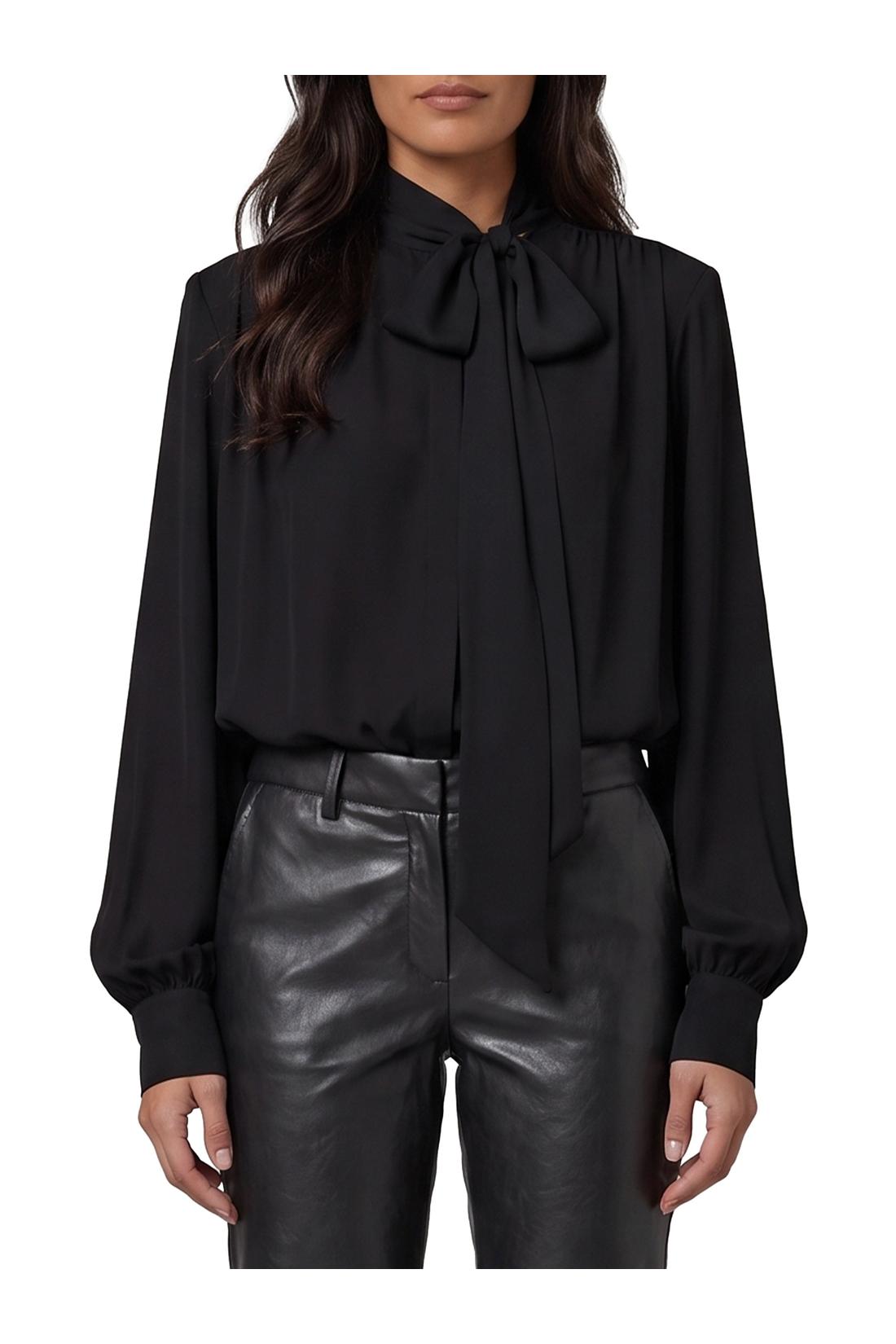 Federica Tosi-OUTLET-SALE-Silk-blouse blouse with bow-ARCHIVIST