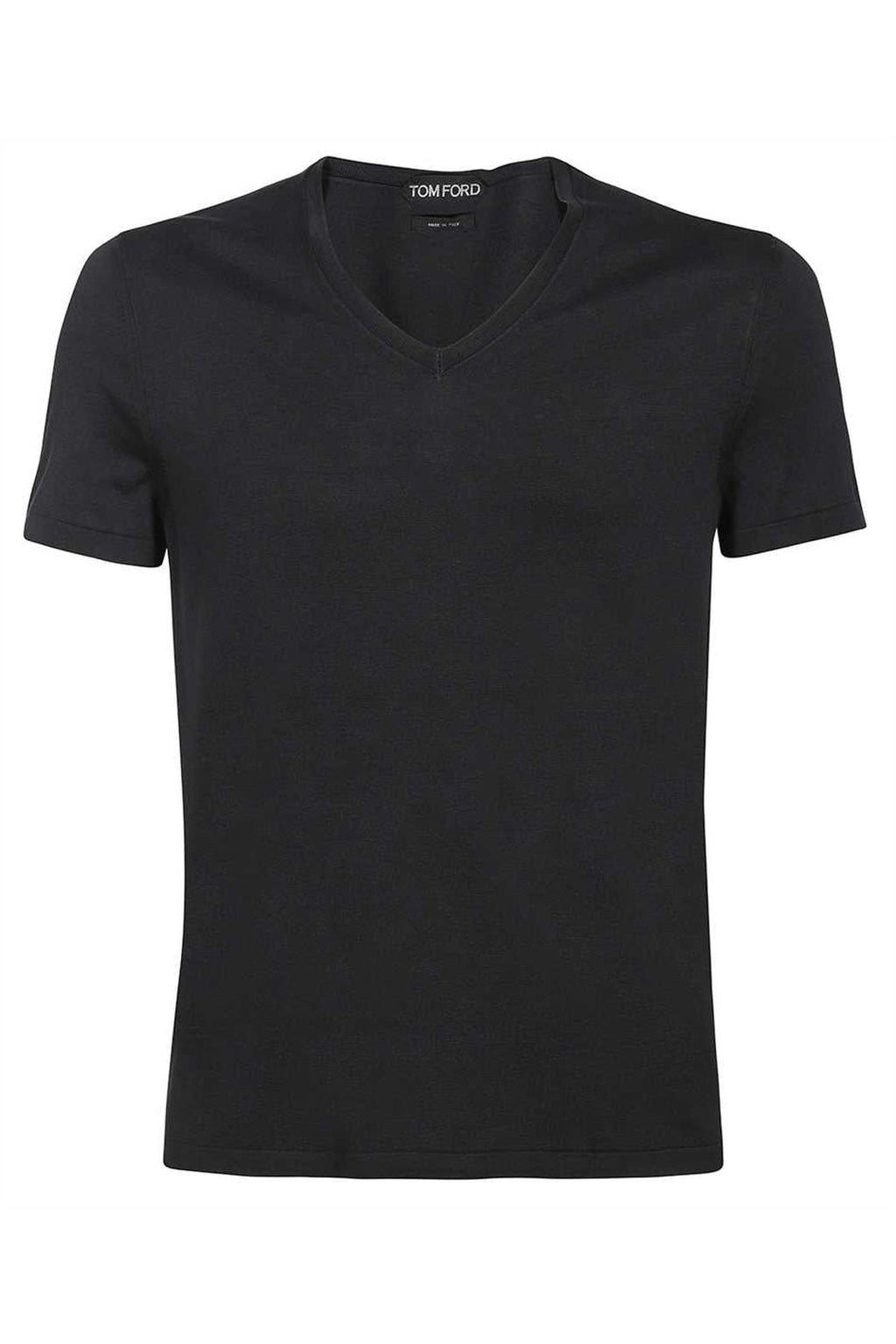 Tom Ford-OUTLET-SALE-Silk-cotton blend T-shirt-ARCHIVIST